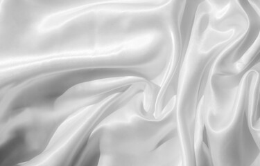 Fototapeta premium white fabric texture background, abstract