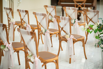 wedding chair decoration, event chair