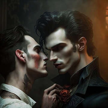 The Romantic Vampire drawing by Gay