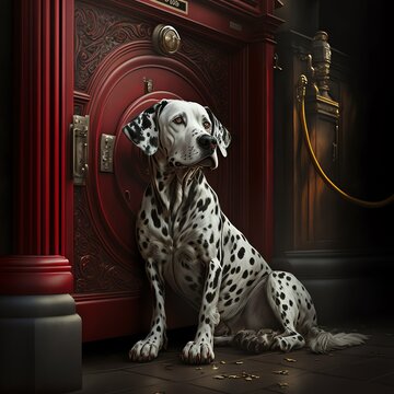 A Fire House Dalmatian 