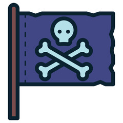 pirate flag icon