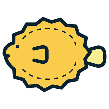 recommend clip art: puffer fish icon