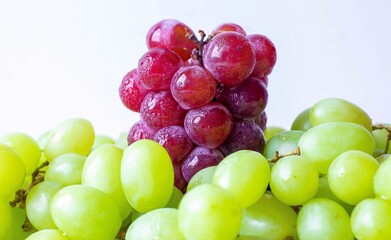 fruta, alimento, verde, vermelho, doces