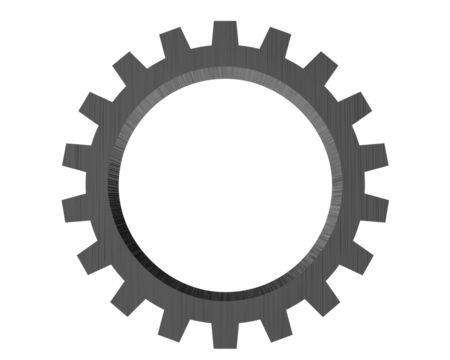 Gear wheel cog steel icon engine technology industry machine equipment circle design work construction factory steel modern part development spin rotation business gear concept  