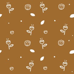 Cute seamless pattern for fabric and wrap paper