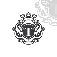 Obraz premium SHIELD LUXURY TEMPLATE