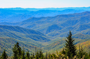 deep mountain landscape