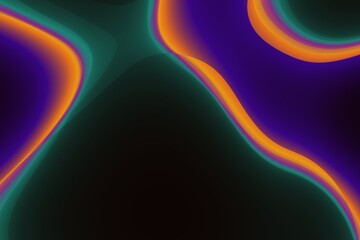 Colorful liquid wave background. abstract organic flow. Dark lava lamp. Gradient noise pattern.