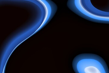 Blue liquid wave background. abstract organic flow. Dark lava lamp. Gradient noise pattern.
