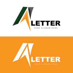 A Letter Logo, Letter Logotype Vector, Product Brand Design, Company Initials, Construction, Education
