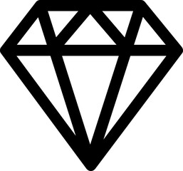 diamond icon sign design illustration on white background..eps
