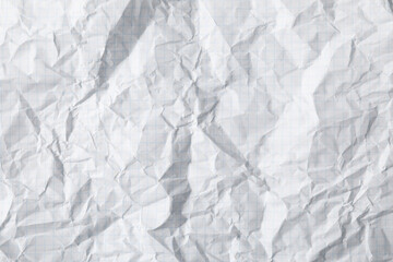 Crumpled sheet of paper as background, closeup