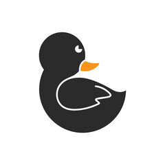 Duck logo vector