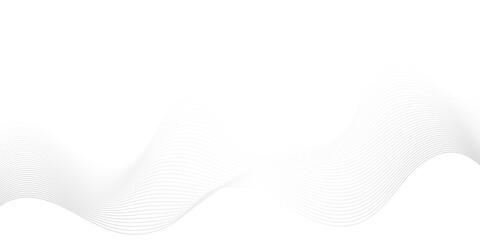 Abstract white paper wave background and abstract gradiant and white wave curve lines banner background design. Vector illustration. Modern template abstract design flowing particles wave.
