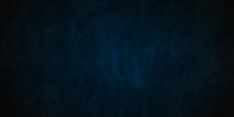 Dark Black and blue stone concrete grunge texture and backdrop background anthracite panorama. Panorama dark grey black slate background or texture.	
