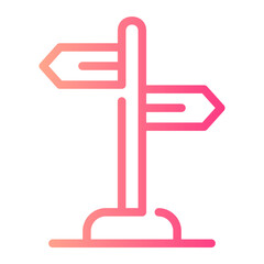 direction gradient icon