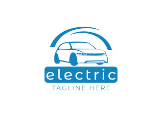 Eco Electric Car logo design