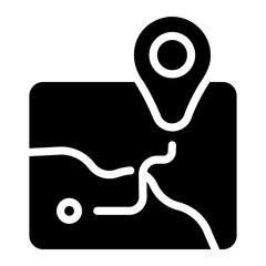 route glyph icon