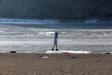 surfer on the beach