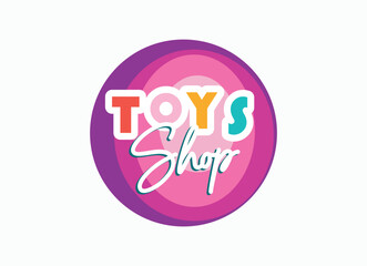 Toys shop creative logo