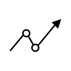 Graph Icon vector trendy illustrationon white background..eps