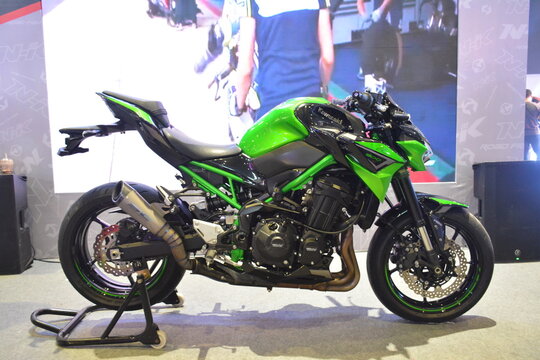 Kawasaki z900 motorcycle at Inside Racing Motorshow in Pasay, Philippines