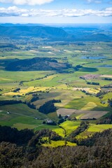 paddocks in the Meander Valley