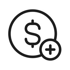 add dollar icon