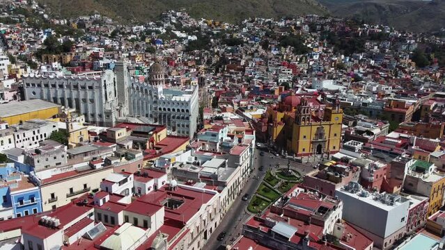 University of Guanajuato, Basilica of our lady of Guanajuato and Peace Square