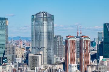 Plakat 日本の首都東京都の都市風景