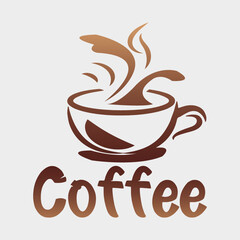 Coffee typography t shirt design 
