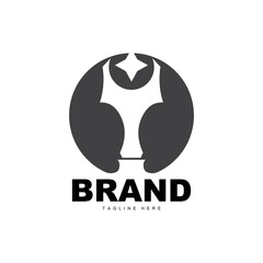 Trophy Logo Design, Award Winner Championship Trophy Vector, Success Brand
