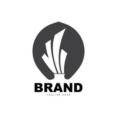 Trophy Logo Design, Award Winner Championship Trophy Vector, Success Brand