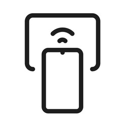 Payment creditcard signal two vector icon