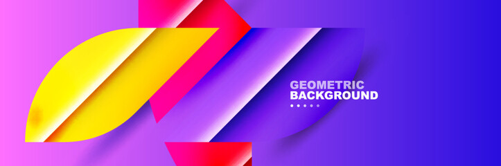 Abstract background with trendy composition and fluid gradients