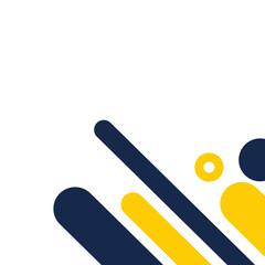 Yellow and Blue Business Corner 3