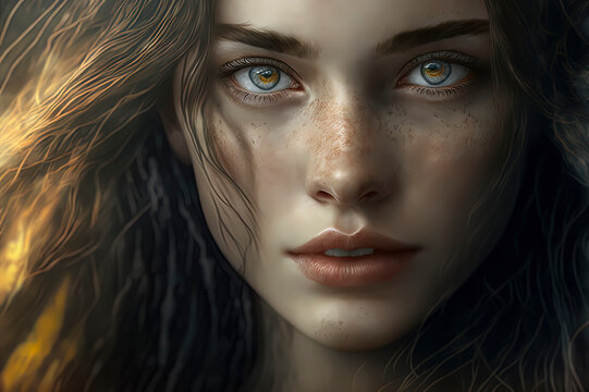 Beautiful model portrait