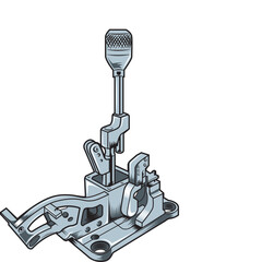 speed switch icon vector isolated on white background