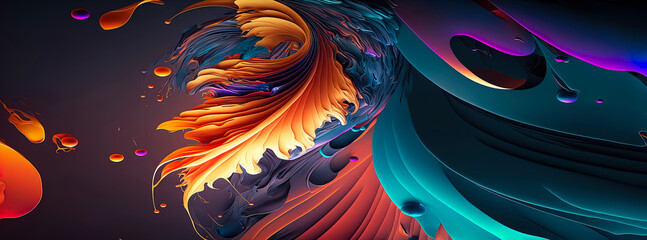 Dynamic abstract colorful wallpaper background texture