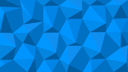 Blue polygonal abstract background. geometric background in origami style vector