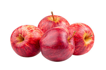 red apple on  transparent png