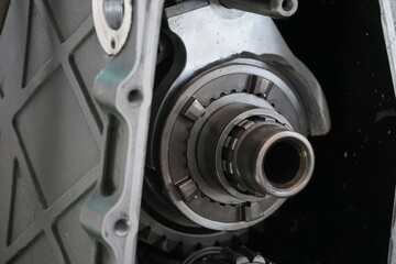 Race car's gearbox details and design