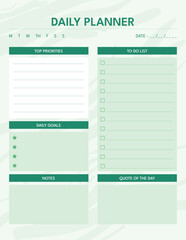 Obraz premium Daily Planner 6