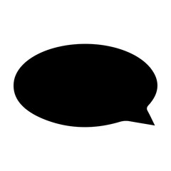 comment icon or sign  for social media isolated on white background. Vector illustration