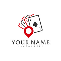 Point Poker logo vector template, Creative Poker logo design concepts