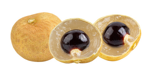 fresh longan isolated on transparent png