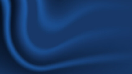 abstract blue fabric background. soft and smooth creased silk cloth as wave for graphic design element 