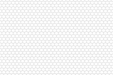 Black honeycomb on a white background. Hexagons Seamless Pattern.