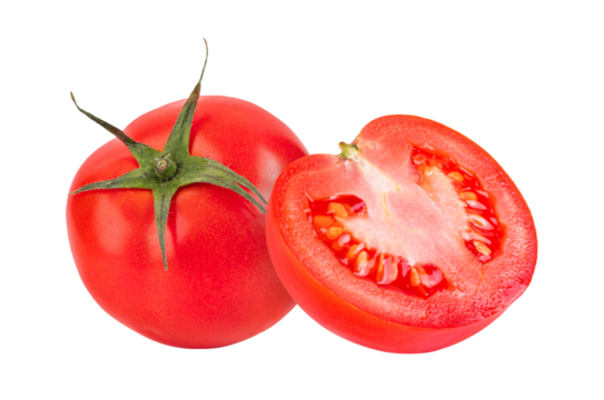 tomato isolated on transparent png