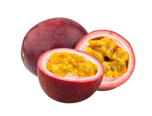 Passion fruit isolated on  transparent png